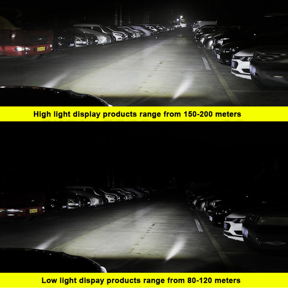 DC8-32V 55W Waterproof High-brightness LED Car Modified Headlights High-Gloss Spotlight Headlights Far and Near Light DC8-32V 55W Waterproof High-brightness LED Car Modified Headlights High-Gloss Spotlight Headlights Far and Near Light